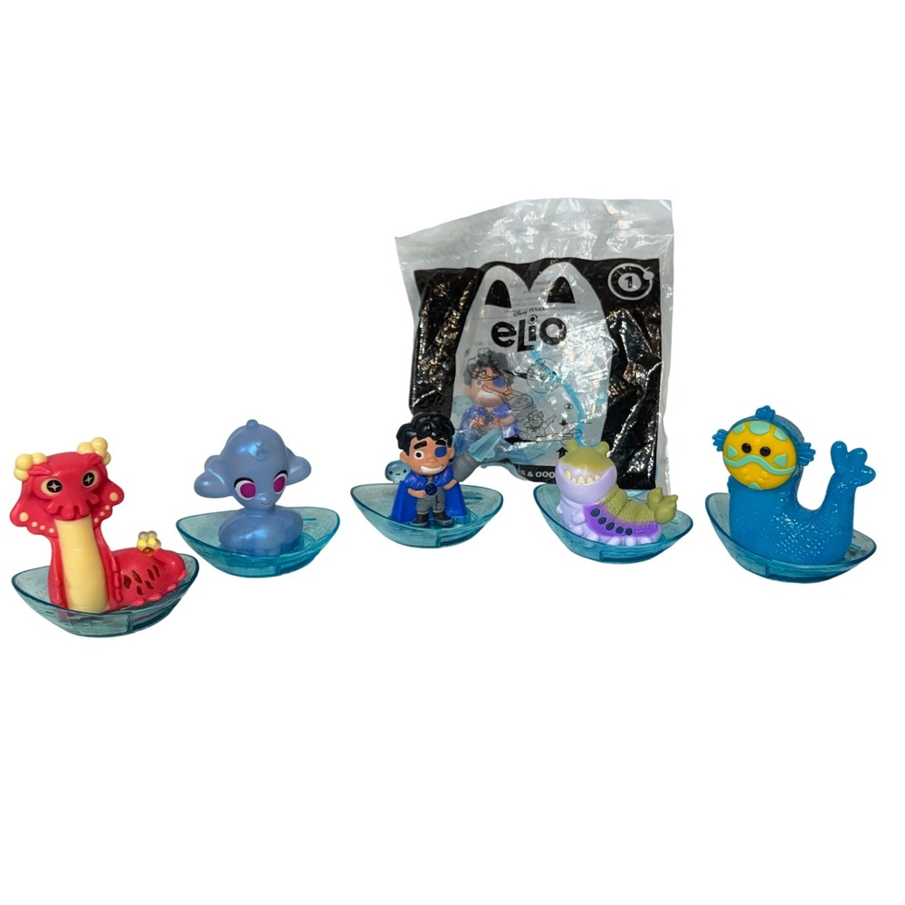 Lot‎ of 5 McDonald's Disney Pixar Elio Happy Meal Toys Figures 2024